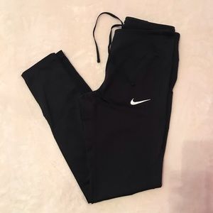 Nike dri fit drawstring leggings